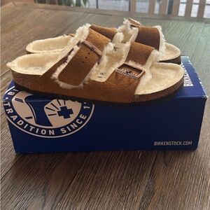 Birkenstock Arizona shearling mink size 40 / 9 women’s